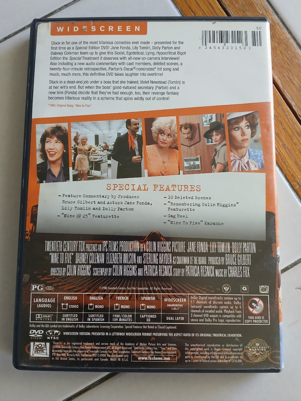 9 to 5 Widescreen DVD - Picture 2 of 4